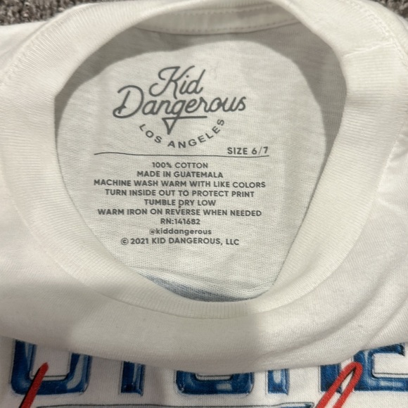 Kid Dangerous “Future Legend” Tee size 6/7 - Picture 3 of 5
